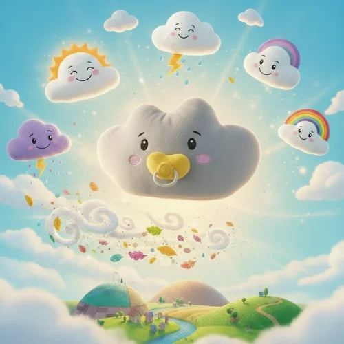 Lenabo Lernhörspiel „Die Gesichter des Himmels“ von Lenabie Lina (Wetter) – Wissenshörspiel für Kinder ab 4 Jahren über Wetterphänomene wie Sonne, Regen, Gewitter und Regenbogen, kindgerechte Erklärung von Wolken und Jahreszeiten, fördert erstes Naturverständnis und Neugier, mit fröhlicher Musik und sanften Naturgeräuschen, ideal für kleine Entdecker in der Audiokategorie Lerninhalte in der Lenabo App.