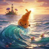 Die schimmernde Welle