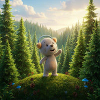 Aaron entdeckt immergrüne Bäume