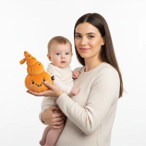 Lenabie Mia (Muschel) Kuscheltier – smartes Plüschtier für Babys und Kinder, kombinierbar mit dem Lenabo Smart Speaker, mitwachsend von 0–7 Jahren